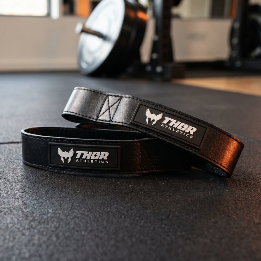 Thor Athletics Leren Lifting Straps, productfoto