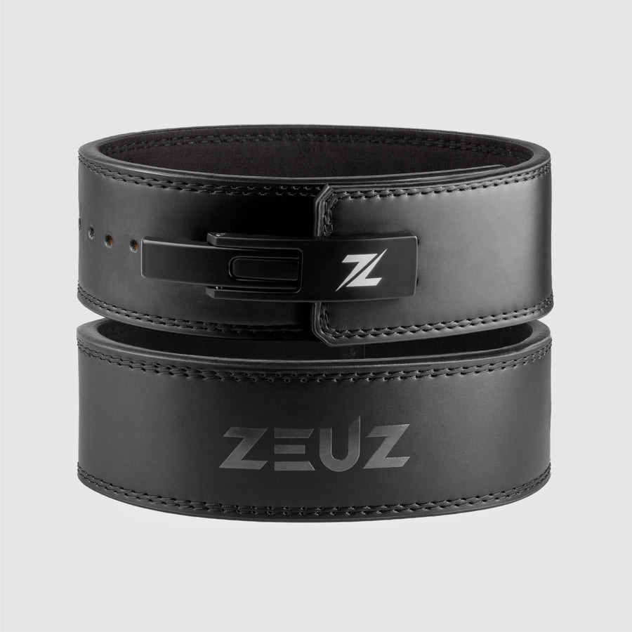 ZEUZ Lederen Powerlifting Riem, productfoto