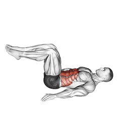 Reverse crunch